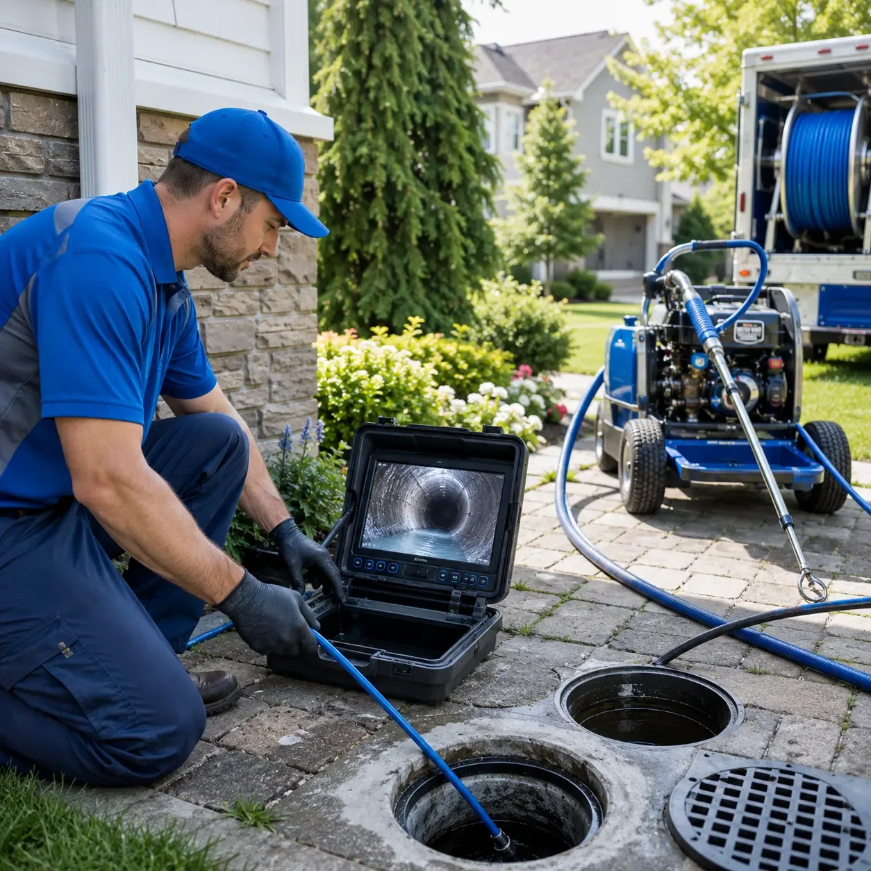 Outdoor drain cleaning professionals serving Glen Richey, PA