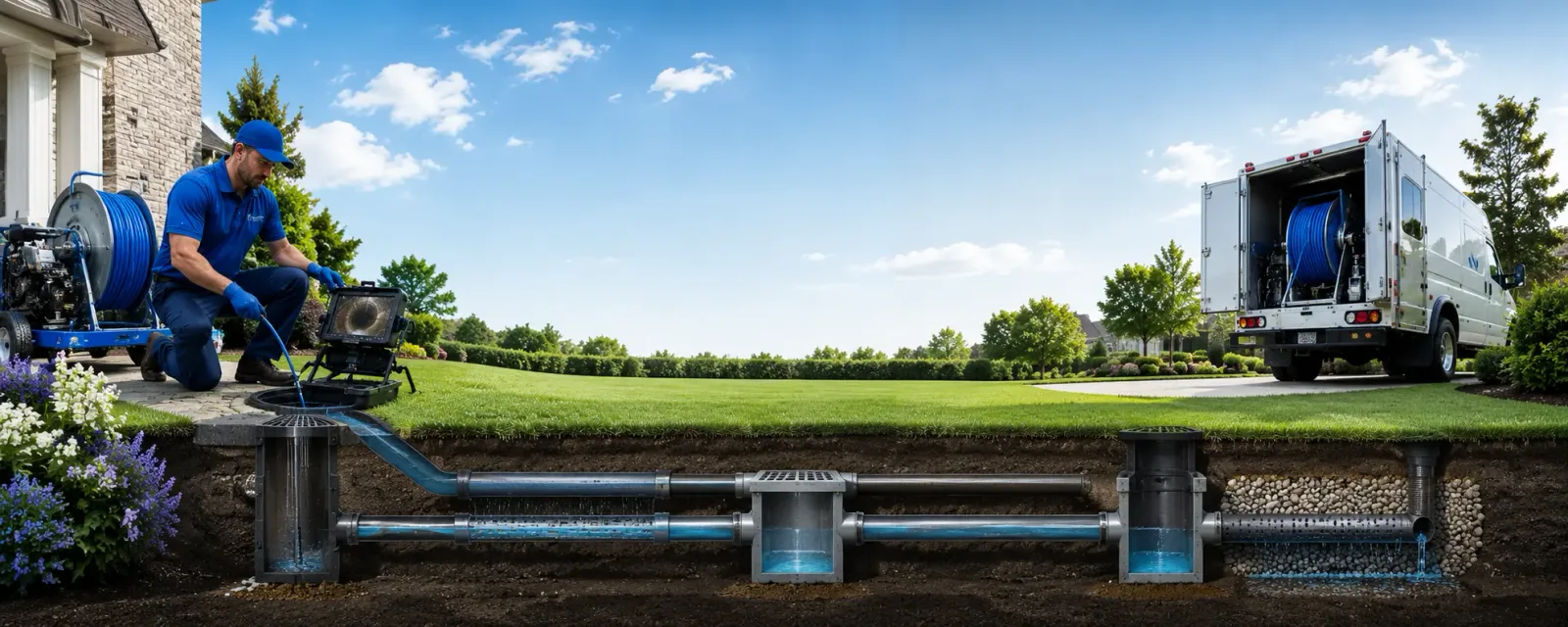Outdoor drain cleaning information for Glen Richey, PA